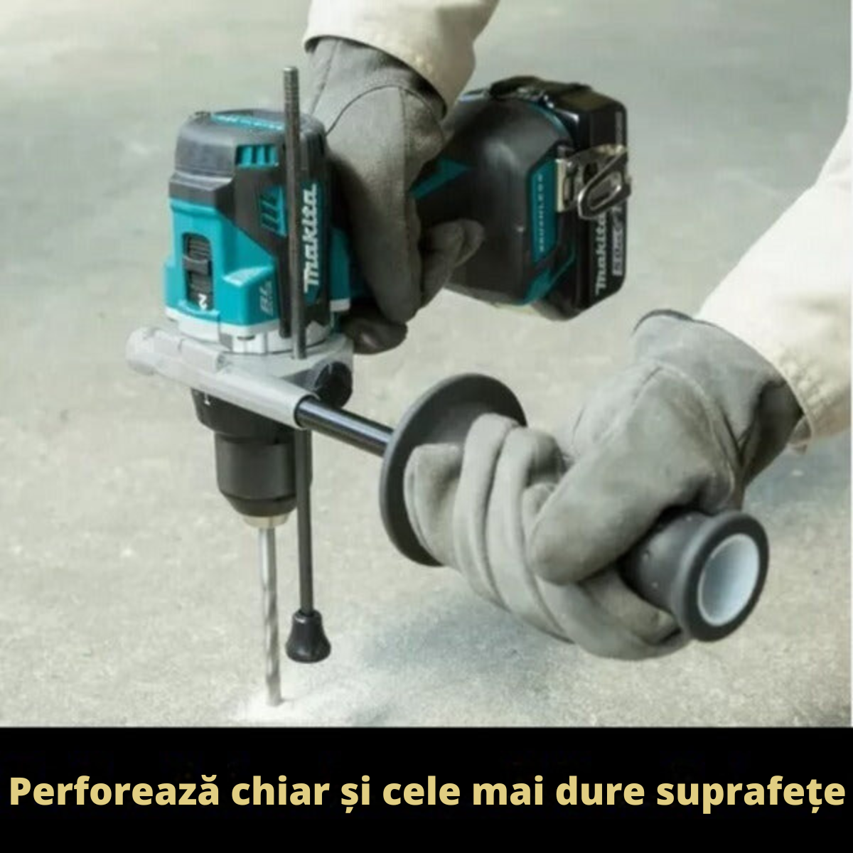 KIT ORIGINAL MAKITA: Burghiu cu impact puternic + 45 ACCESORII + 2 BATERIE 48v - SUPER PROMOTIE ⏰